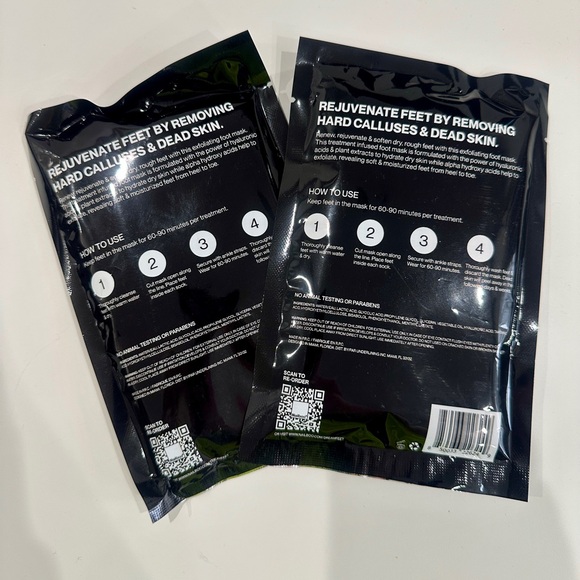 NEW (Set of 2) Nailboo Dream Feet Intensive Exfoliating Foot Mask - Picture 2 of 2